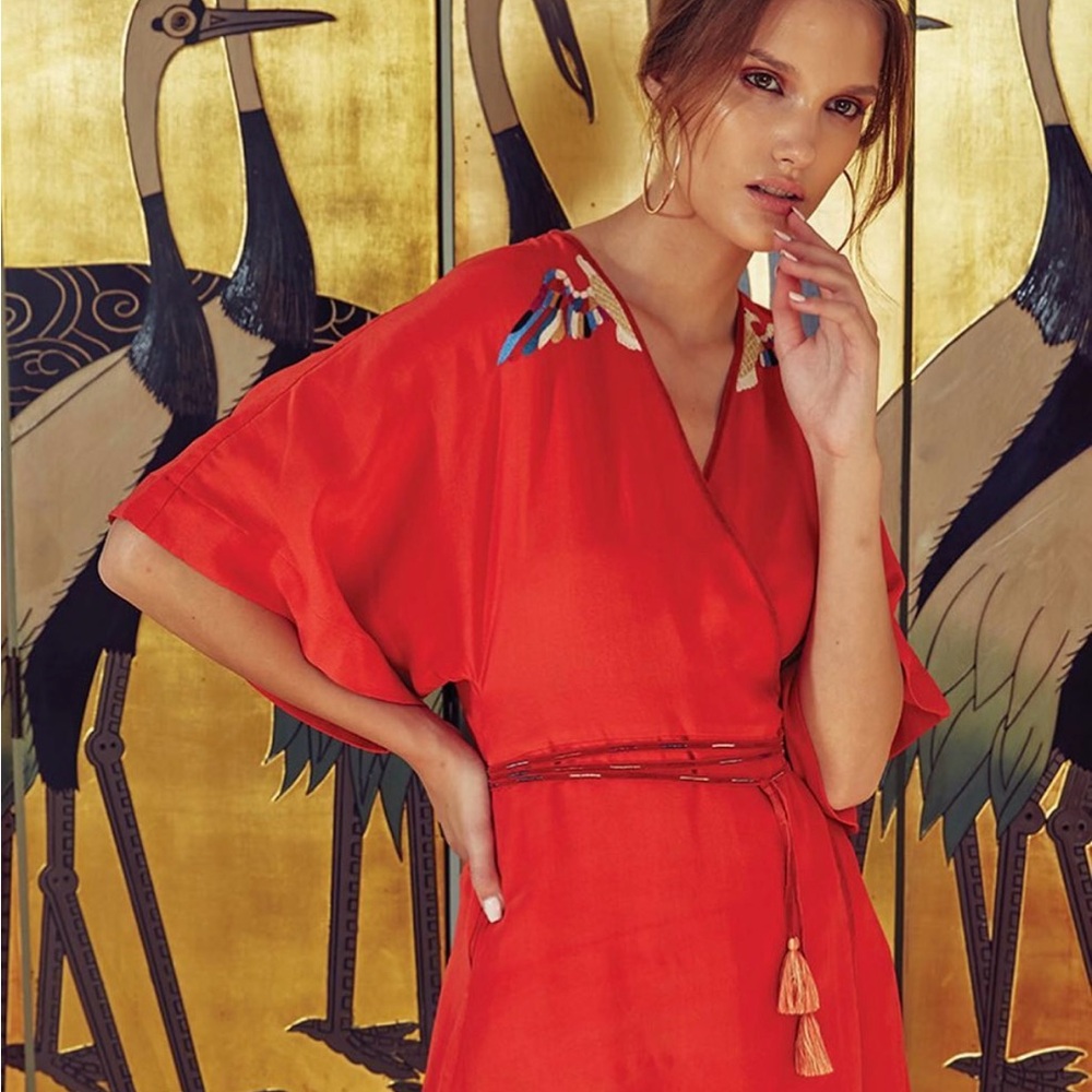 CAROLINA K
NOAH KIMONO TOP - REGAL EAGLE RED